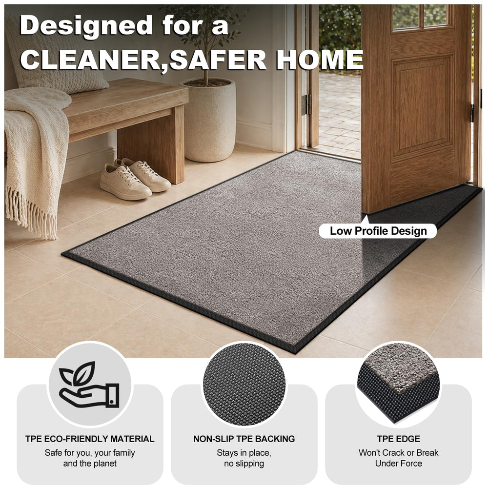 Mibao door mat absorbing moisture and dirt