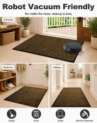 Mibao Door Mat absorbing moisture and dirt