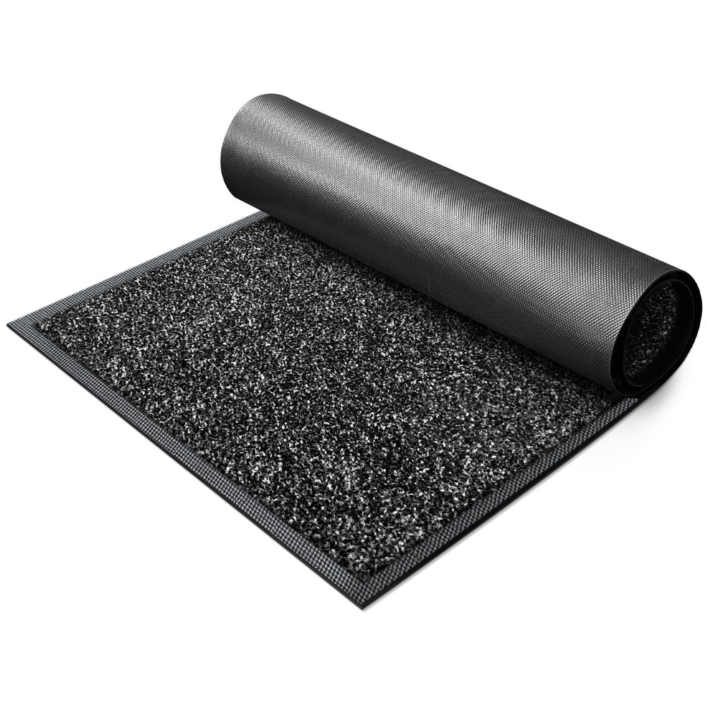 Mibao door mat dimensions shown with measuring tape