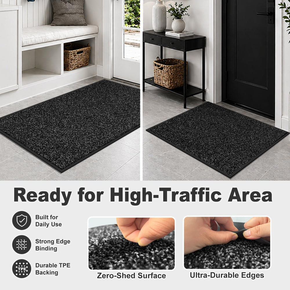 Mibao door mat in use at a front door