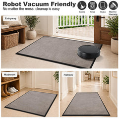 Mibao door mat laid flat in entryway