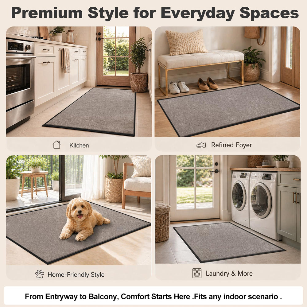 Mibao door mat showing low-profile design