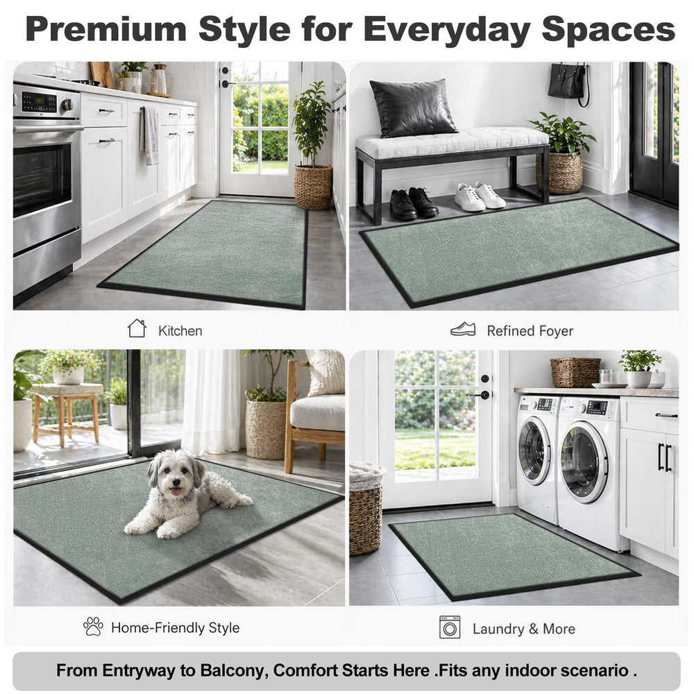 Mibao door mat with vacuum cleaner for easy maintenance