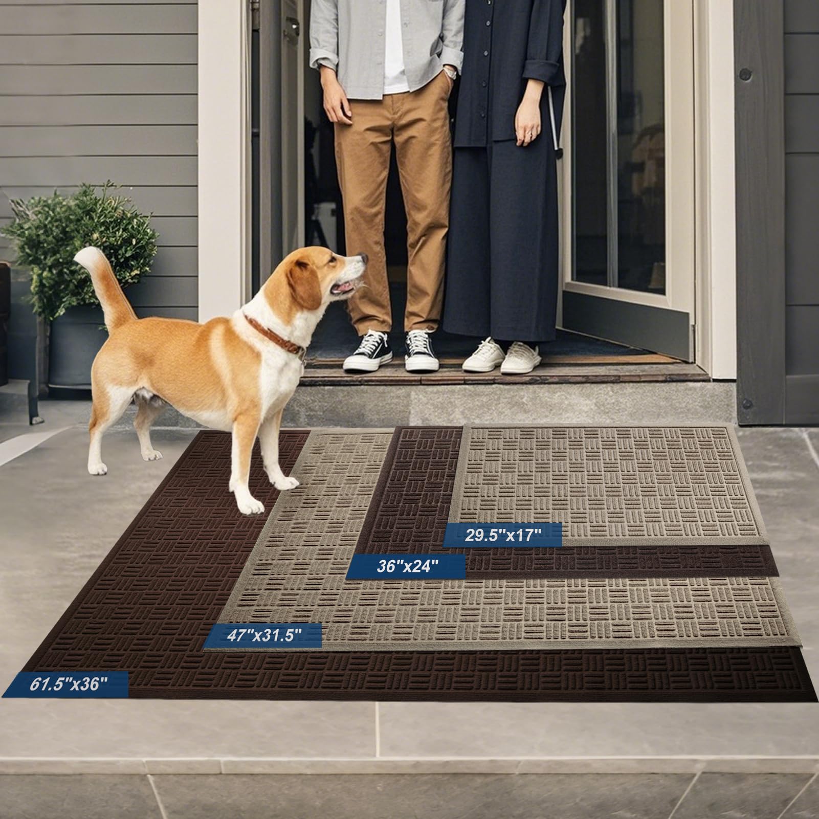 Mibao doormat dimensions comparison with other mats