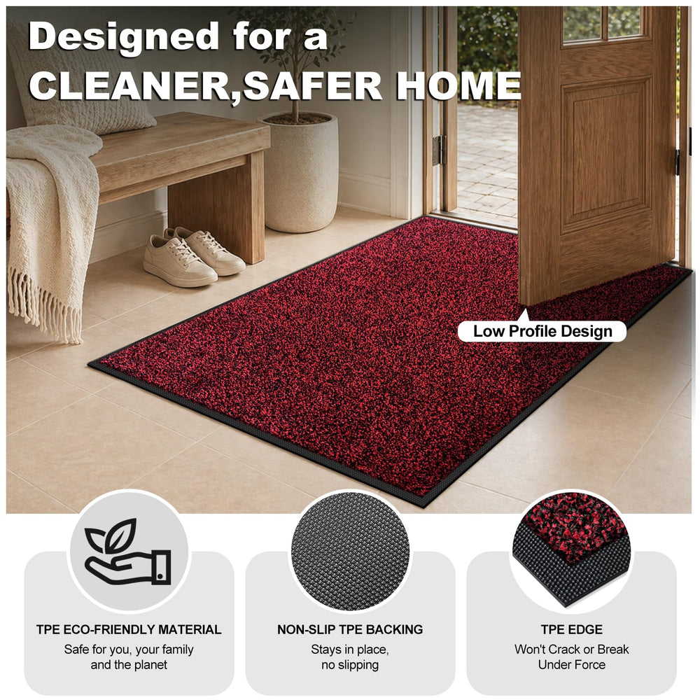 Mibao doormat in use at an entryway