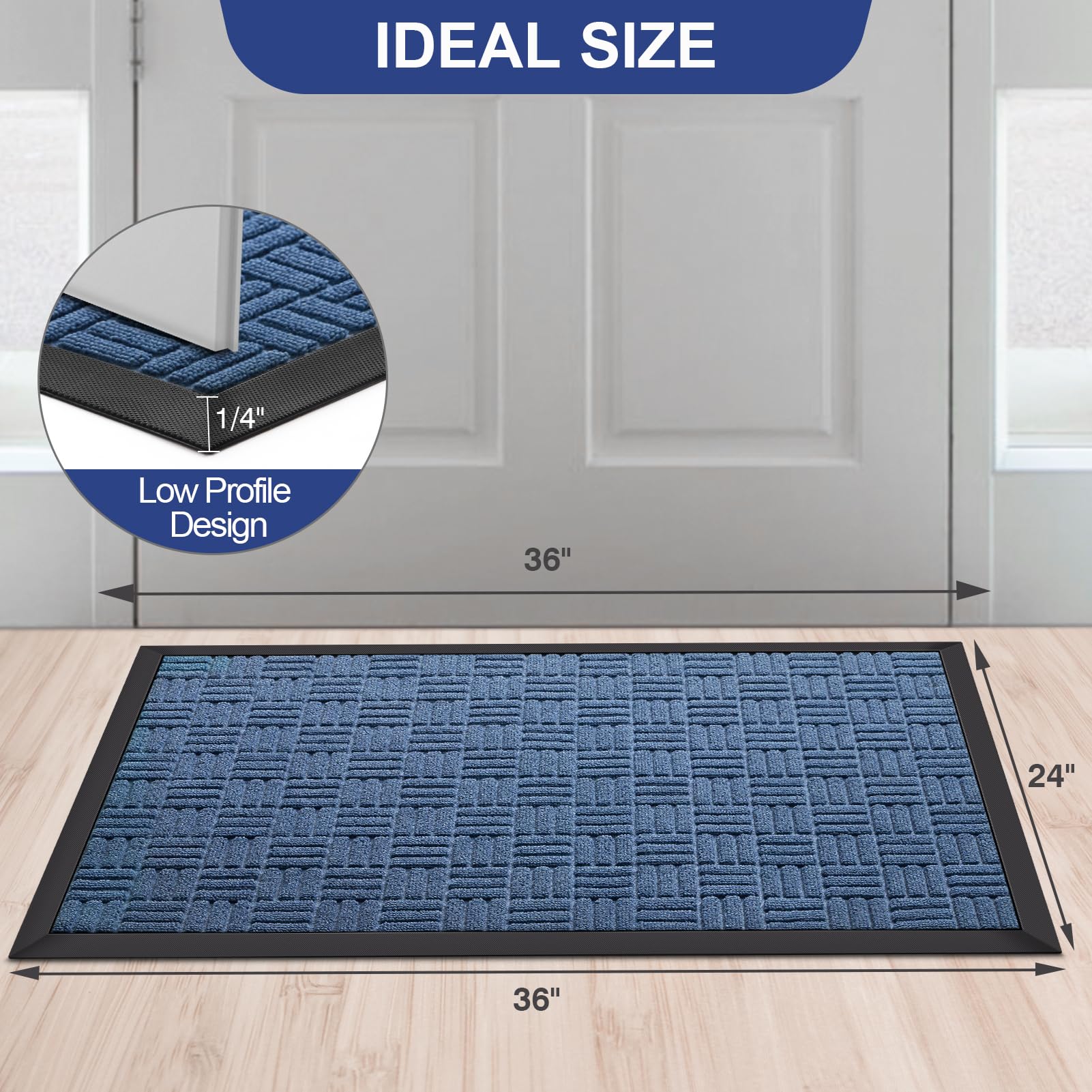 Mibao doormat packaging with product details