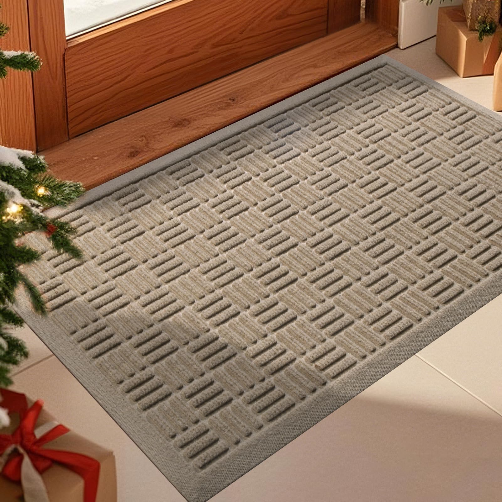 Mibao doormat packaging with product specifications