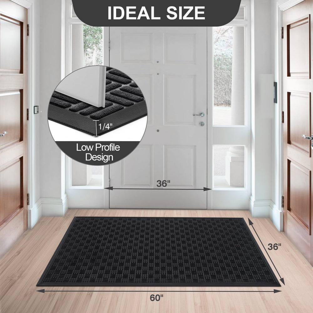 Mibao Doormat with textured surface close-up