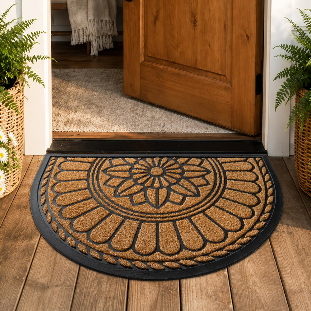 Mibao Half Round Door Mat yellow packaging