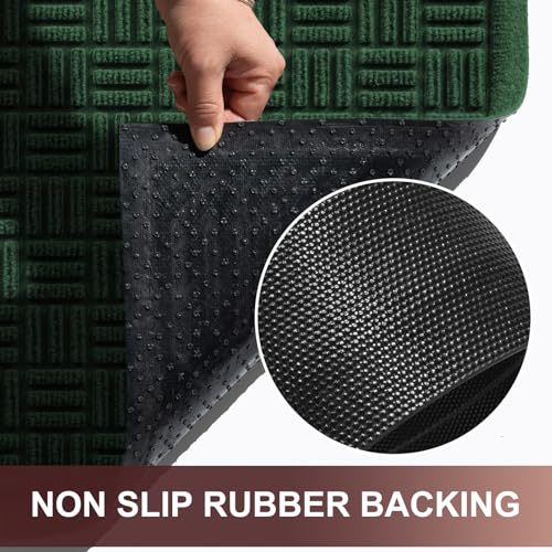 Mibao Heavy Duty Doormat folded showing material detail