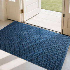 Mibao Heavy Duty Welcome Mat blue front view