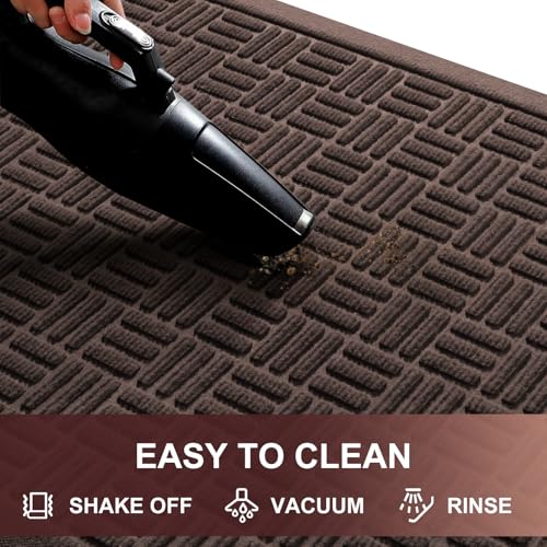 Mibao Heavy Duty Welcome Mat close-up of rubber backing