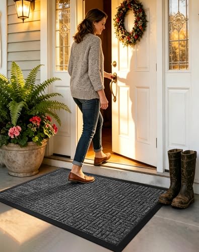 Mibao Heavy Duty Welcome Mat dimensions 36" x 17"