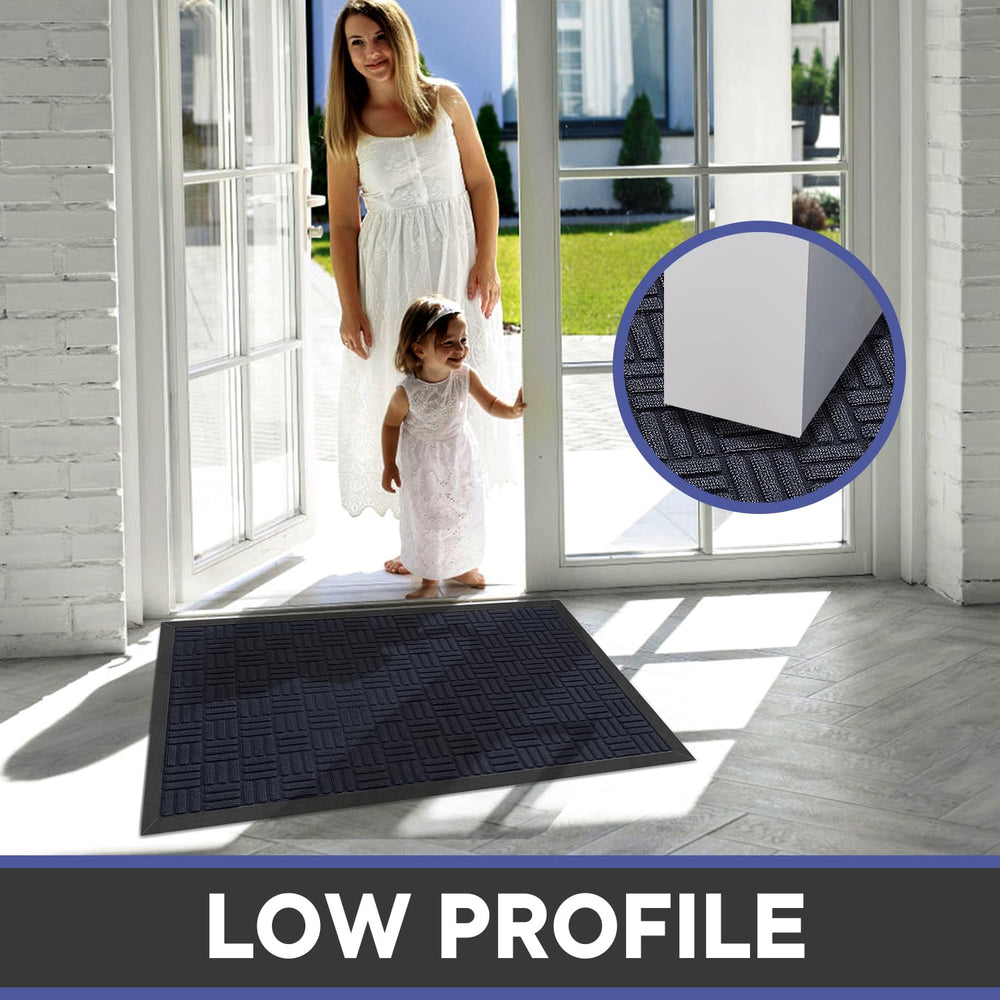 Mibao Heavy Duty Welcome Mat in packaging