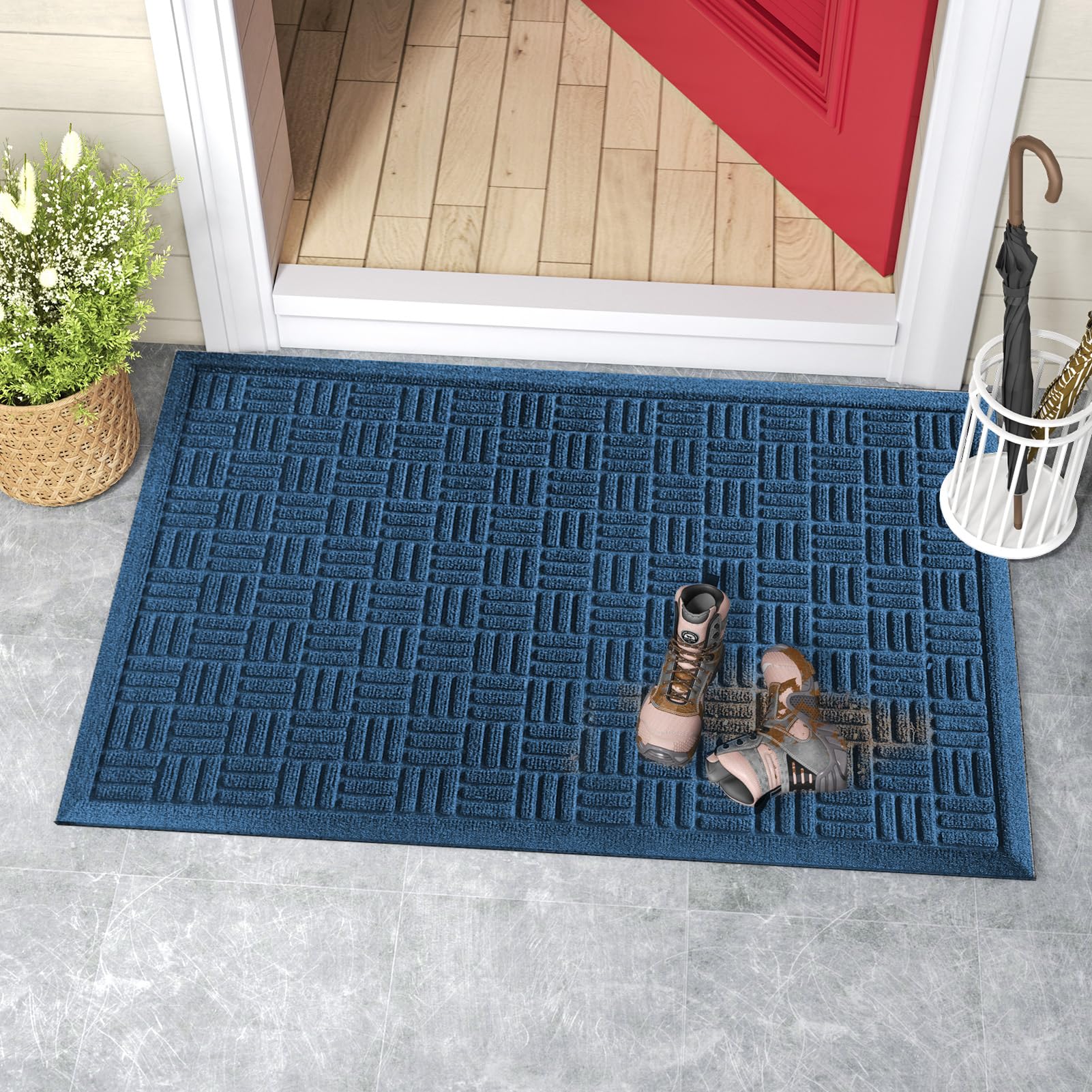 Mibao Heavy Duty Welcome Mat packaging view