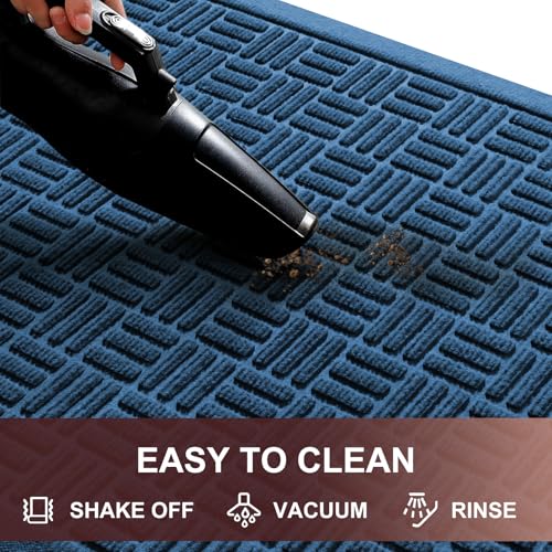 Mibao mat with non-slip rubber backing on tiled floor