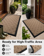 Mibao Outdoor Doormat on patio entrance