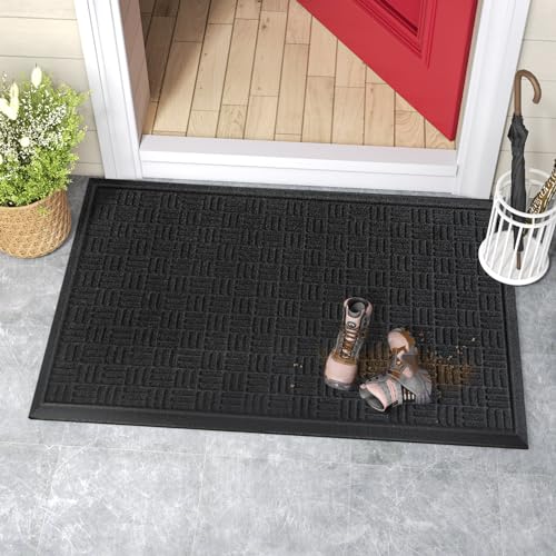 Mibao outdoor mat displayed on wooden floor
