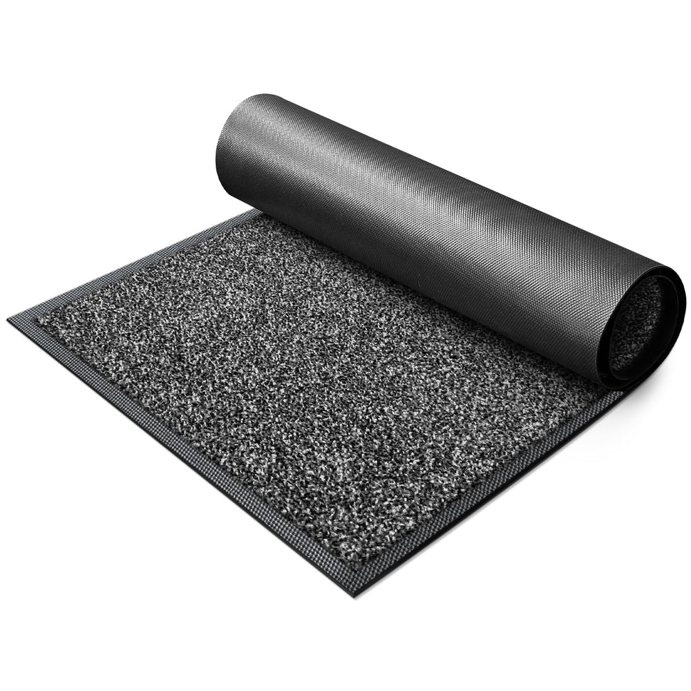 Mibao Super Absorbent Door Mat grey front view