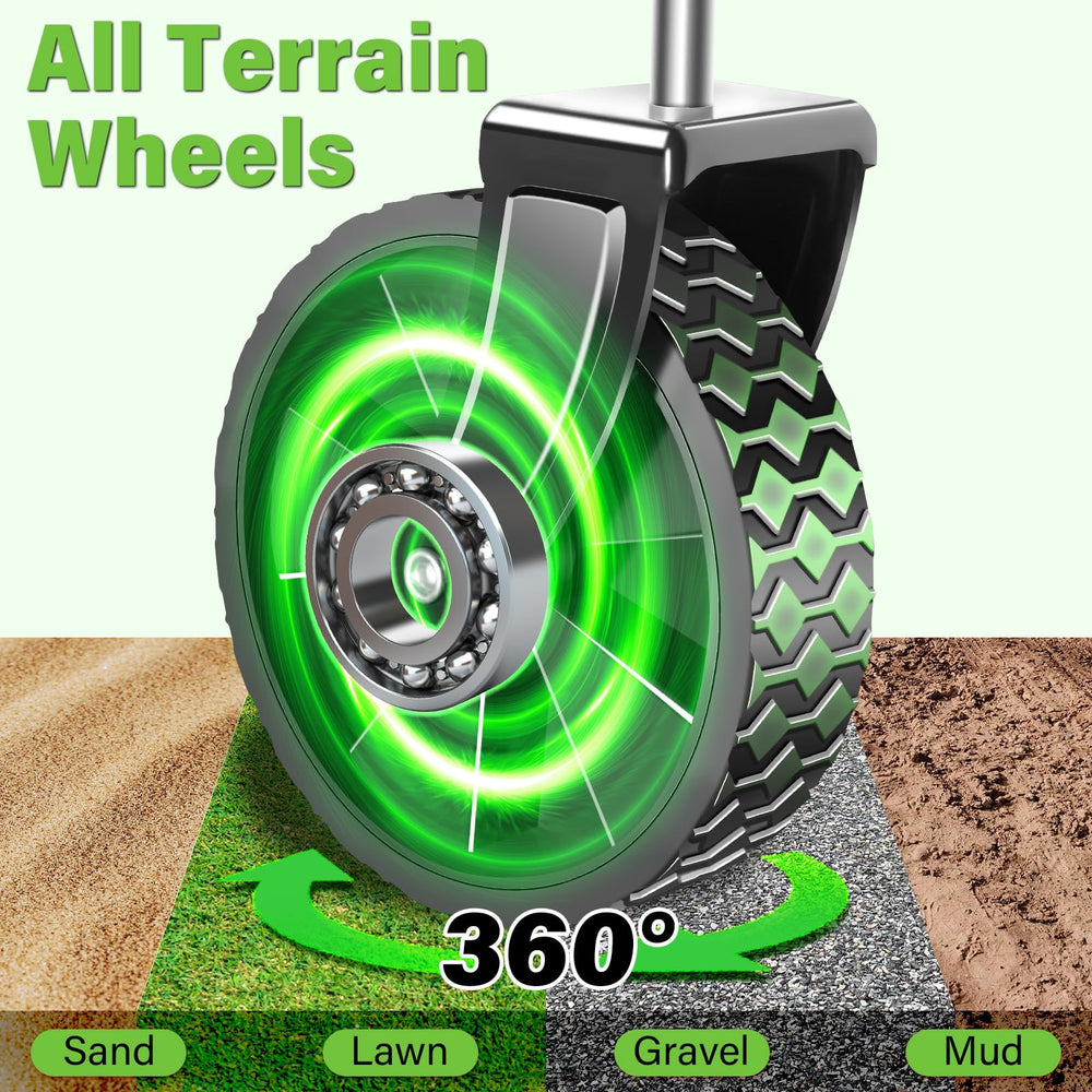 micieitie Collapsible Wagon Cart showing spacious interior