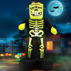 MICOCAH 7FT Frankenstein inflatable Halloween decoration front view