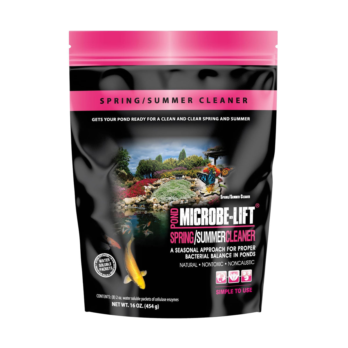 MICROBE-LIFT 16oz Spring and Summer Pond Cleaner front view