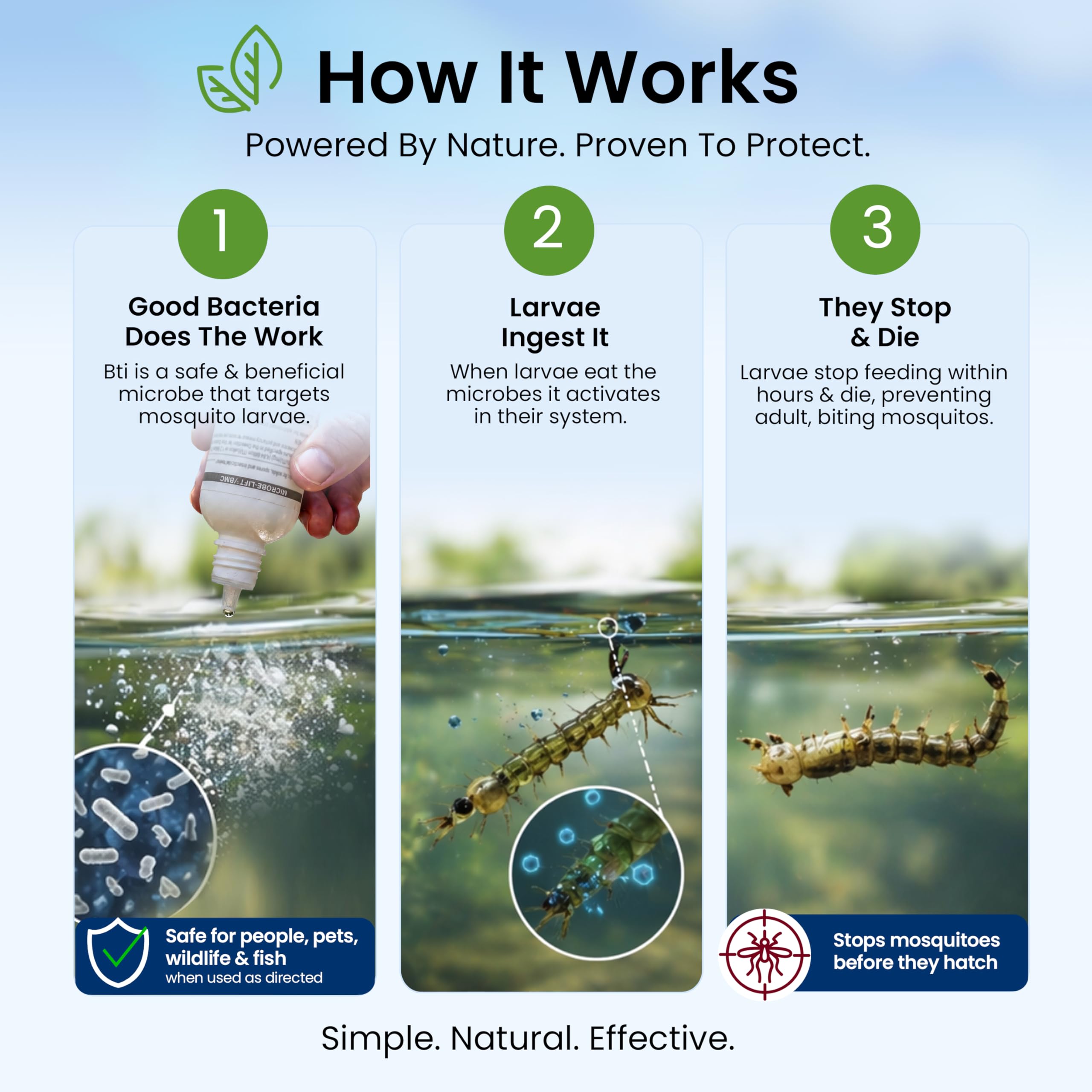 MICROBE-LIFT BMC application in pond