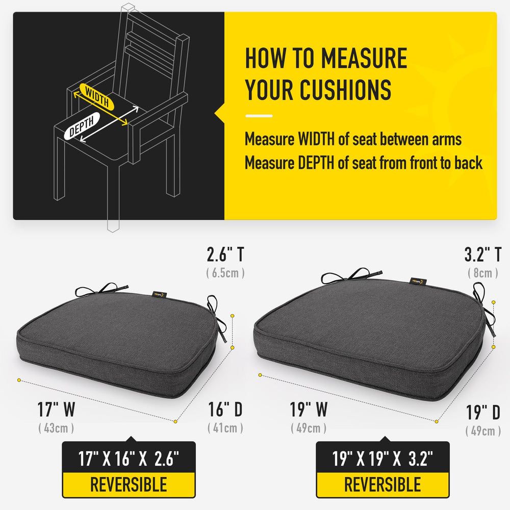 Midnight colour of SUNROX cushion in a compressed package