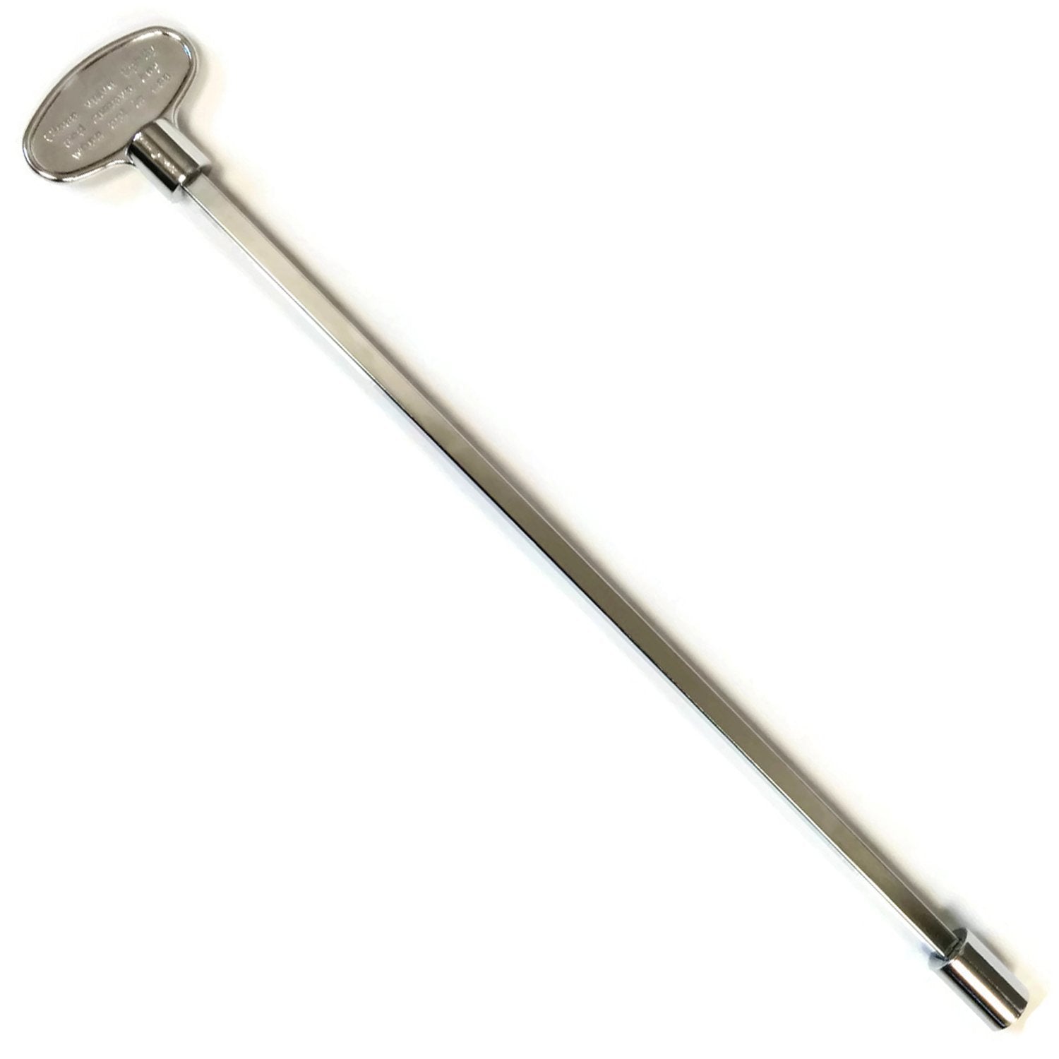 Midwest Hearth 12-Inch Gas Valve Key with polished chrome finish