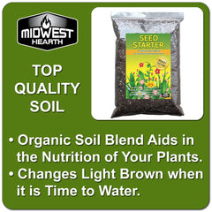 Midwest Hearth Seed Starter Soil Mix ingredients close-up