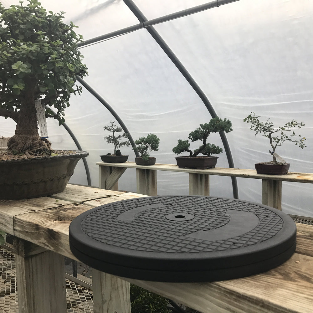 Mighty Mini Bonsai Turntable stainless steel ball bearings close-up