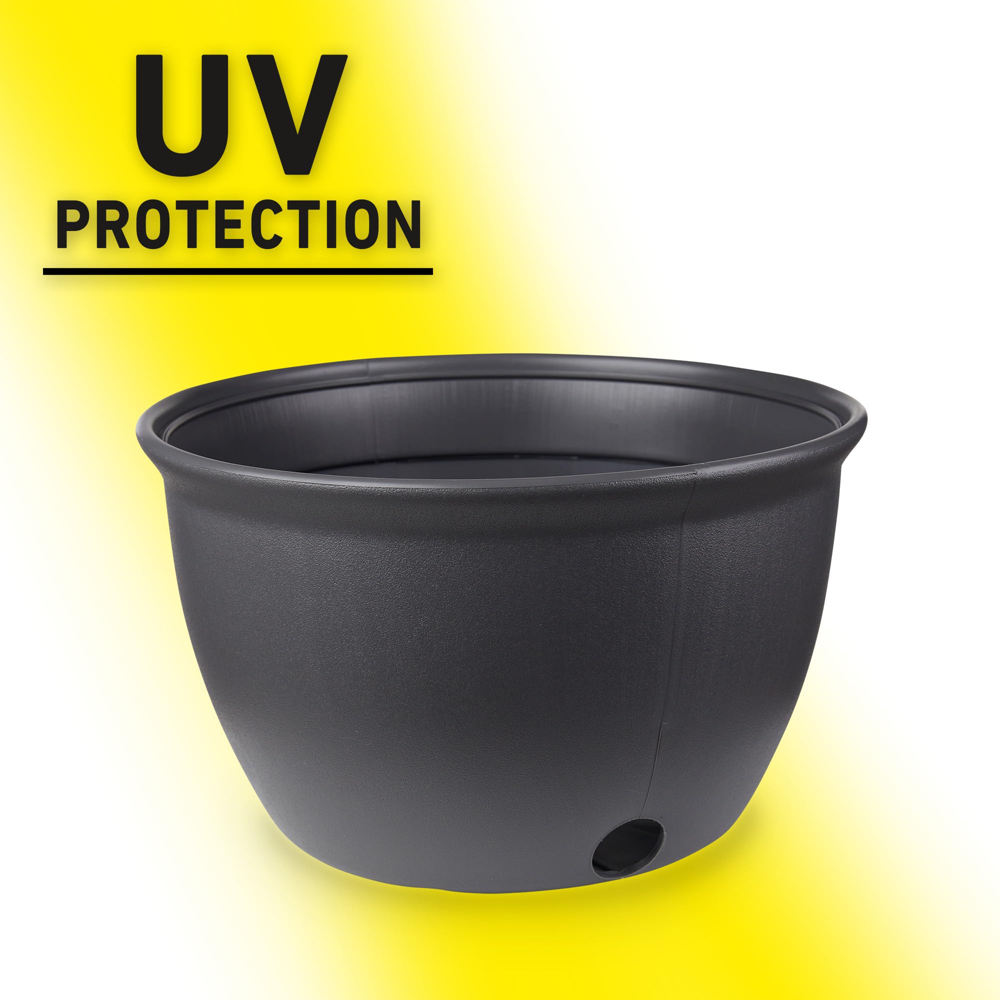 Mighty Tuff Hose Pot with water connection port