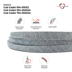MightyRugged Cub Cadet Deck Belt Replacement close-up of aramid cord material