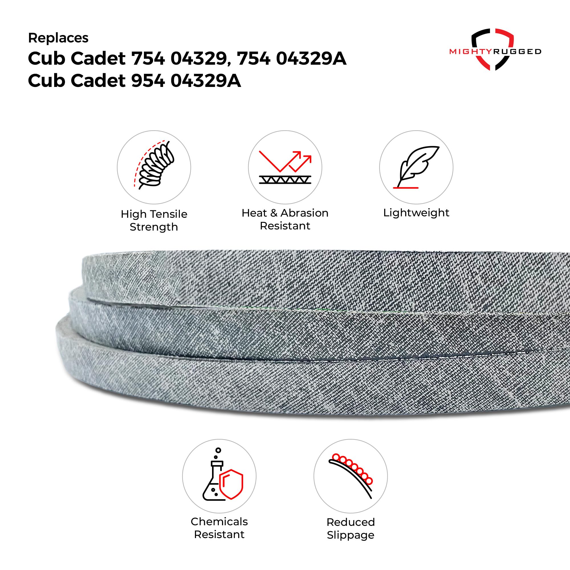 MightyRugged Deck Belt made of Aramid cord material