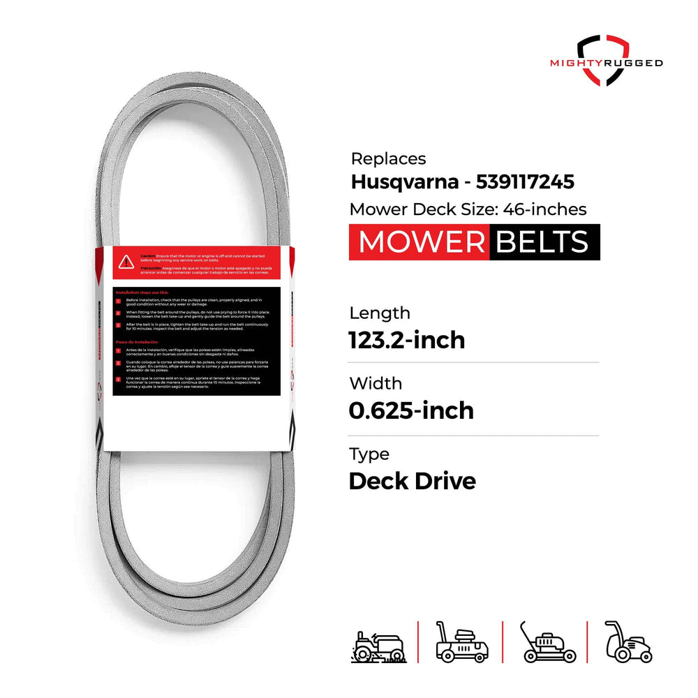 MightyRugged Replacement Belt 539117245 side view