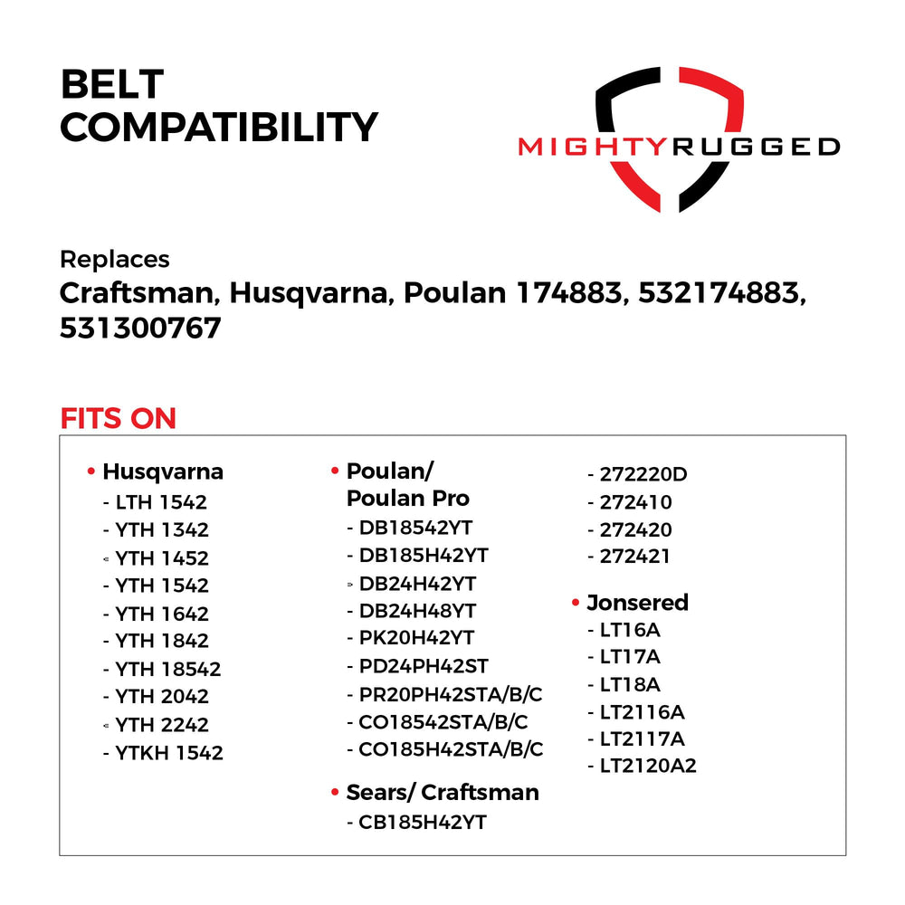 MightyRugged Replacement Belt packaging