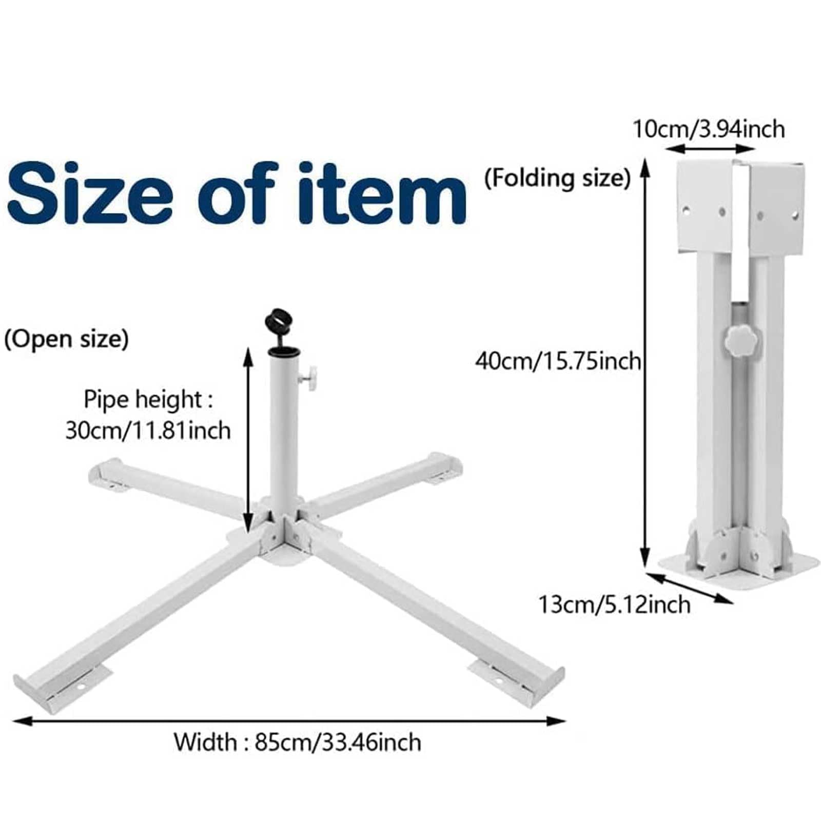 MILIMOLI Portable Umbrella Stand collapsed for storage