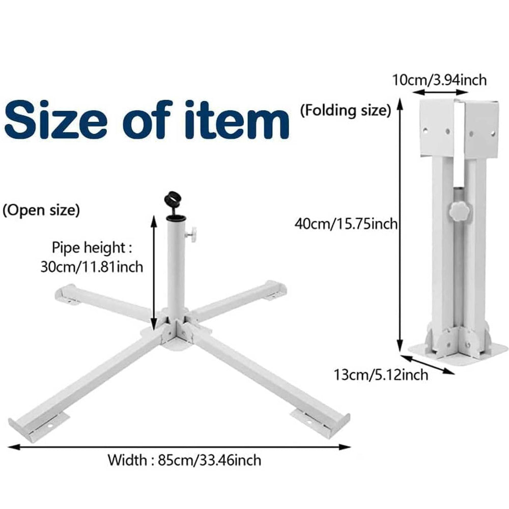MILIMOLI Portable Umbrella Stand collapsed for storage