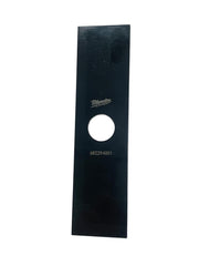 Milwaukee Edger Blade 8" front view with black finish