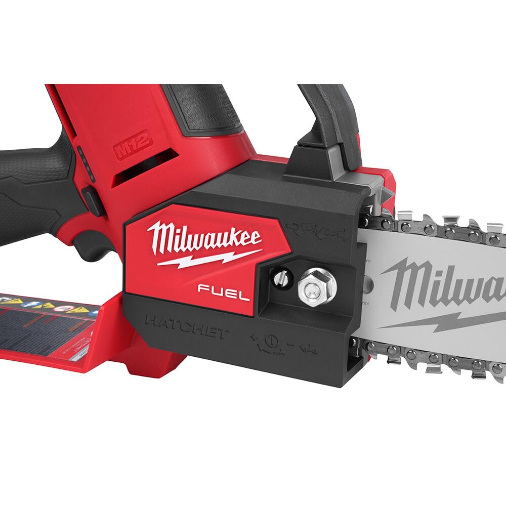 Milwaukee M12 Fuel Hatchet 6" Pruning Saw red and black colour