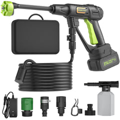 MIMYTH Cordless Pressure Washer with foam pot and 23FT hose