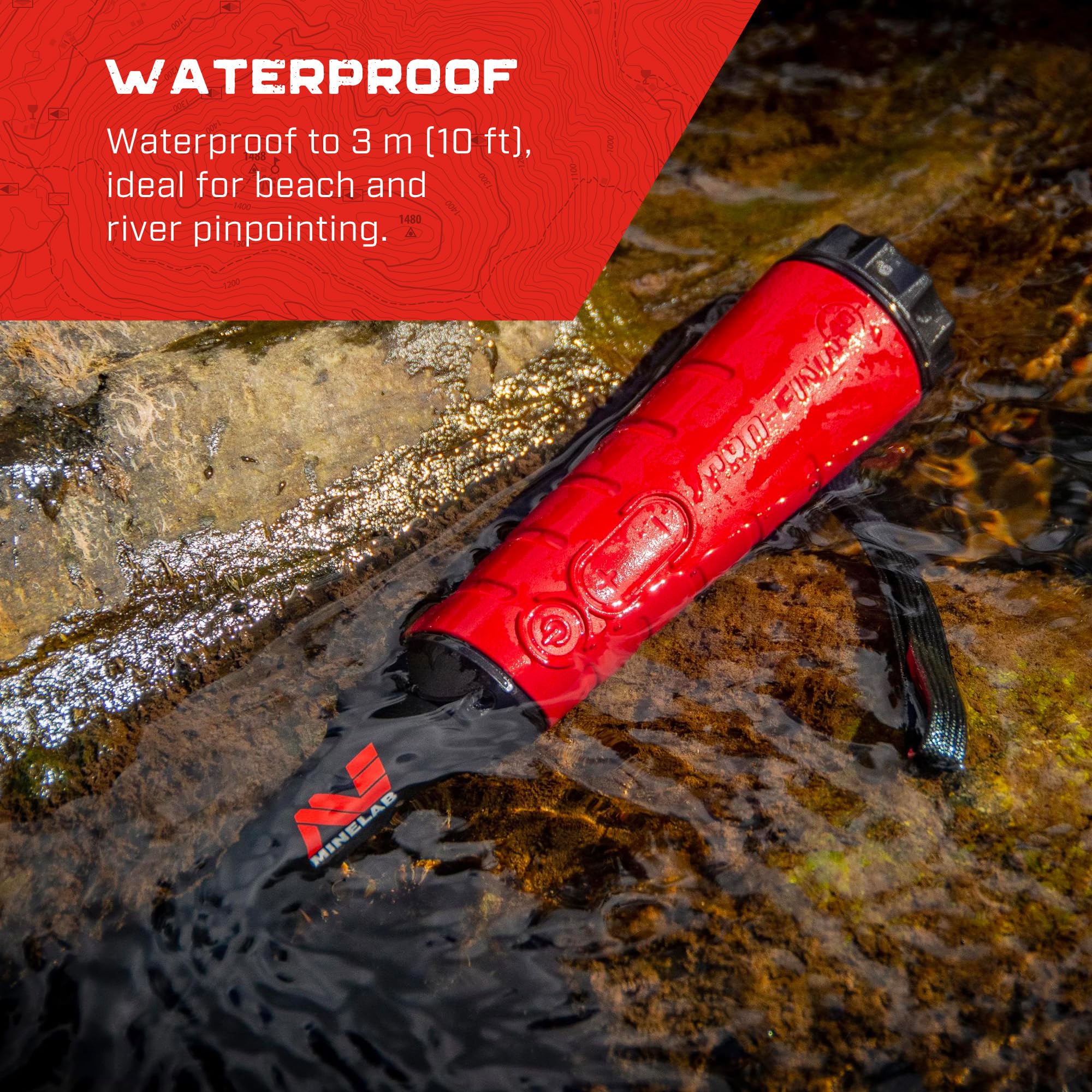 MINELAB PRO-FIND 40 Waterproof Pinpointer in holster