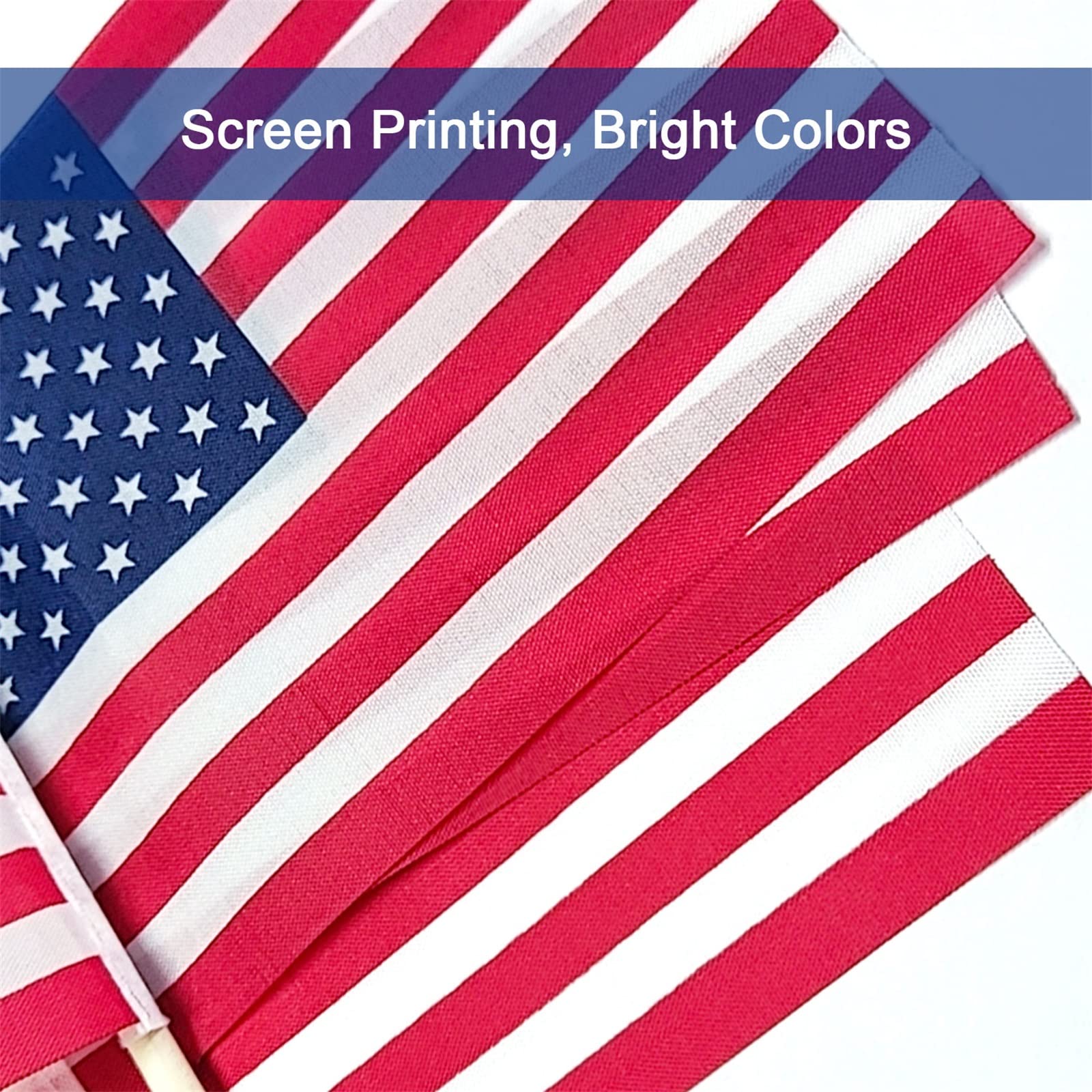 Mini American Flag displayed at a patriotic event