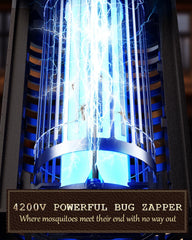 Minimoon Bug Zapper Outdoor with hanging hook and power cord