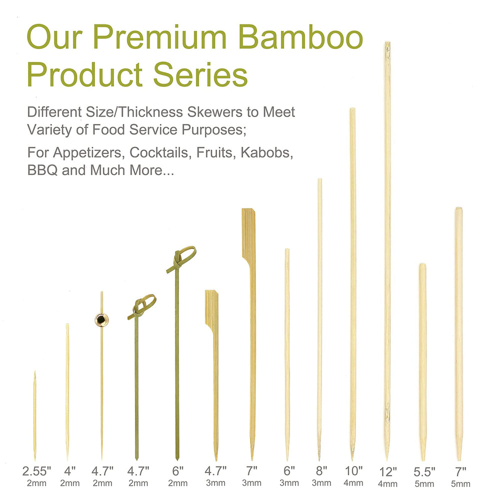 Minisland bamboo skewer polished finish detail