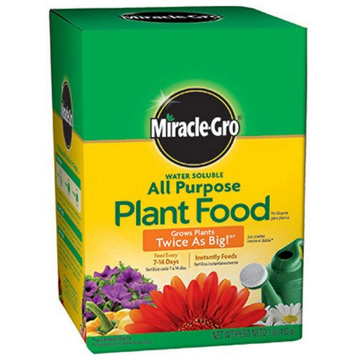 Miracle-Gro 1-Pound Water-Soluble All Purpose Plant Food front view