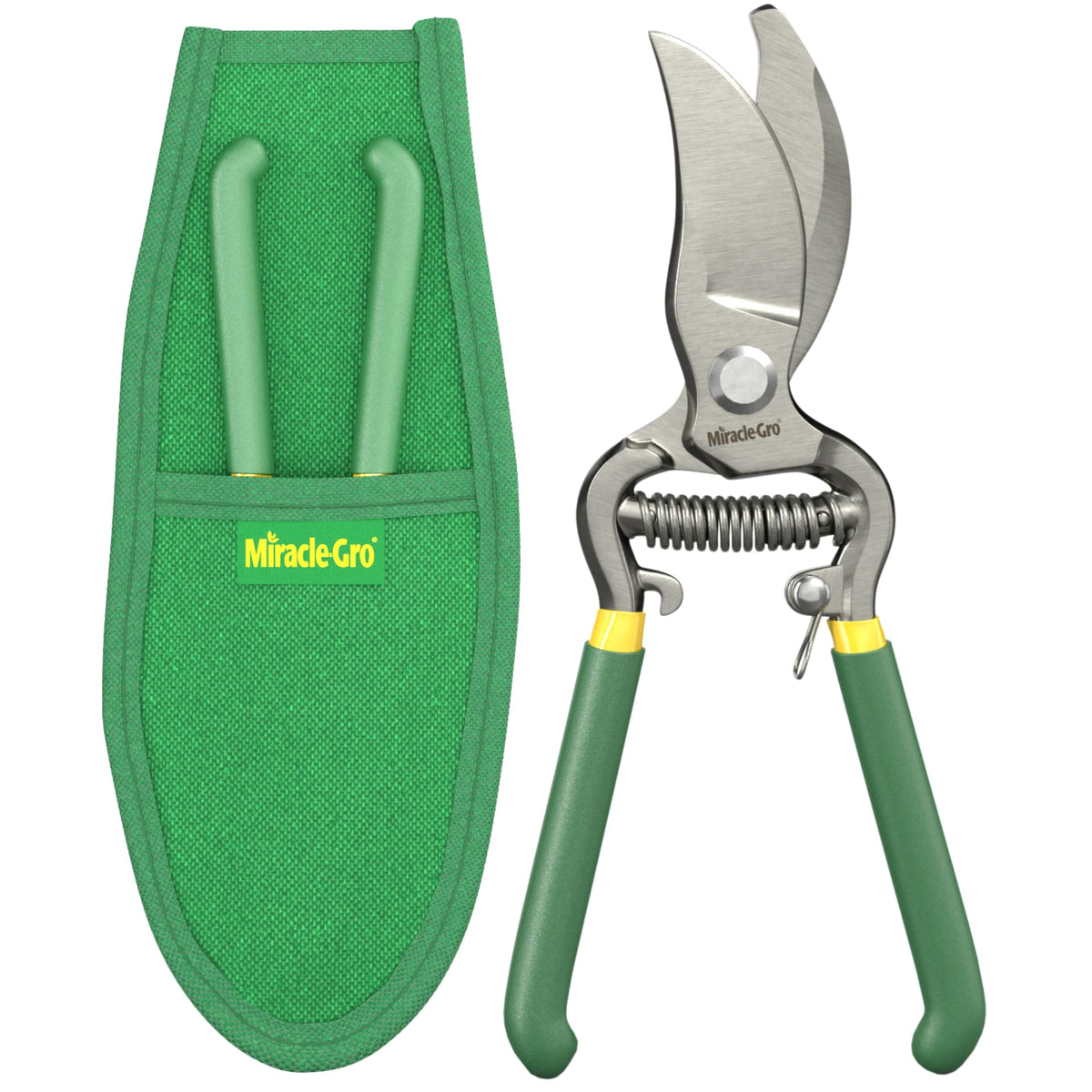 Miracle-Gro 8-inch Bypass Pruning Shears front view