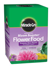 Miracle-Gro Bloom support Flower Food 1 lb liquid fertilizer label details