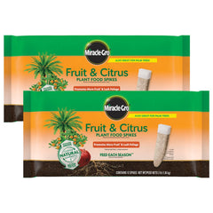 Miracle-Gro Fruit & Citrus Plant Food Spikes package front view