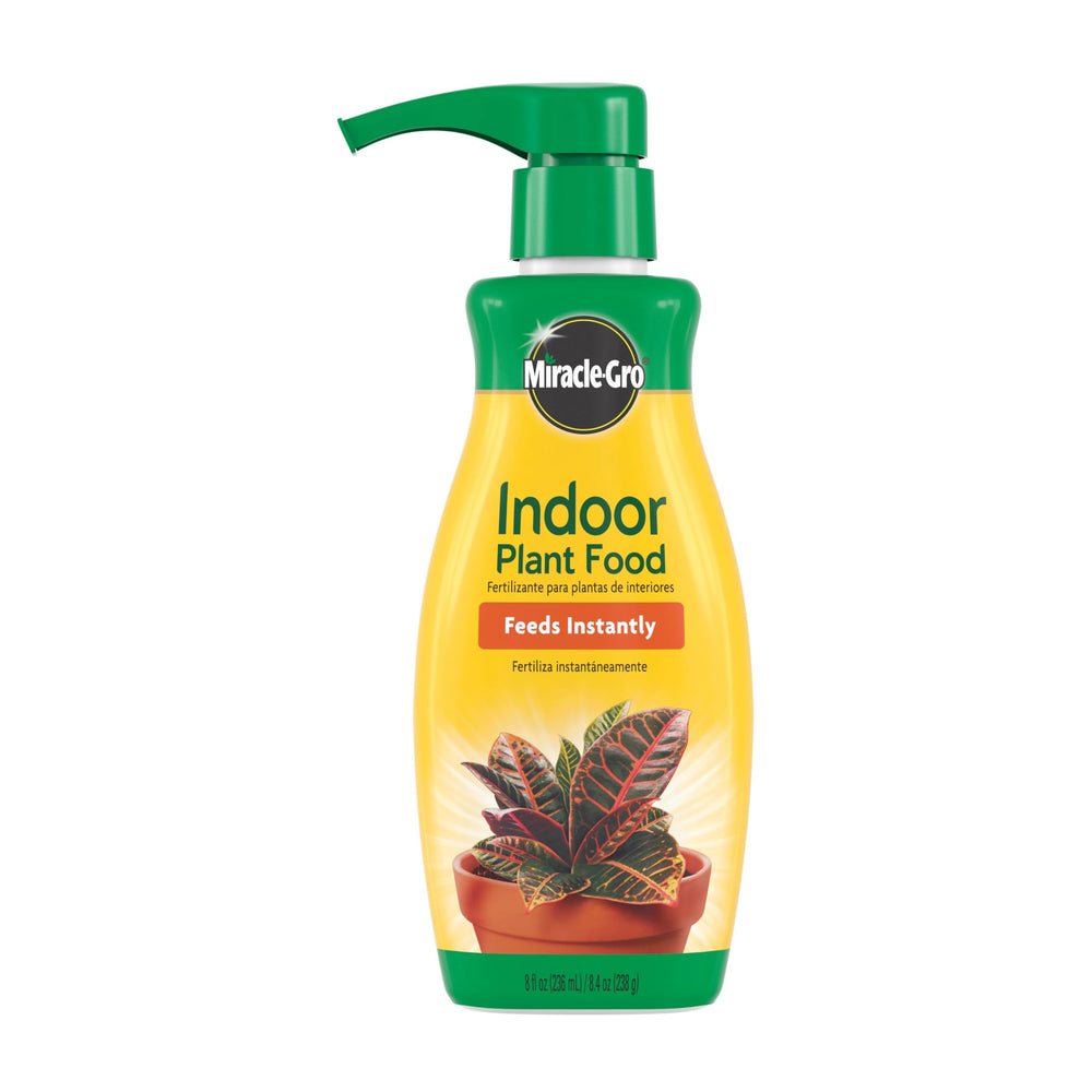 Miracle-Gro Indoor Plant Food 8 oz bottle details